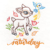 Autumn Deer on Saturday (Vintage)