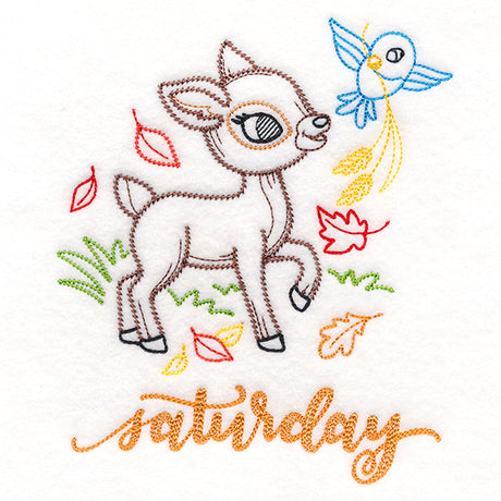 Autumn Deer on Saturday (Vintage)