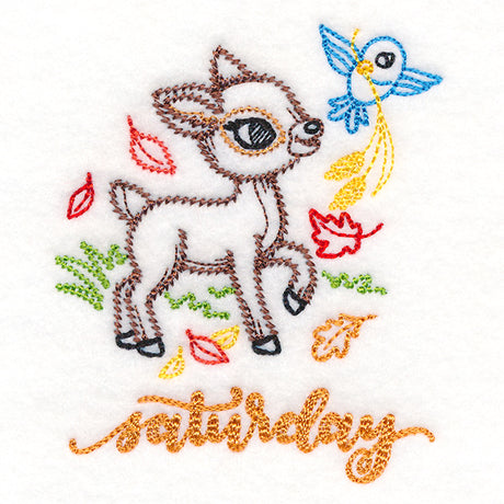 Autumn Deer on Saturday (Vintage)