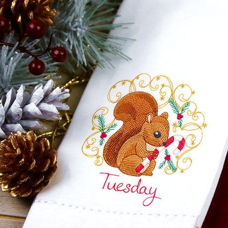 Christmas Squirrel on Tuesday