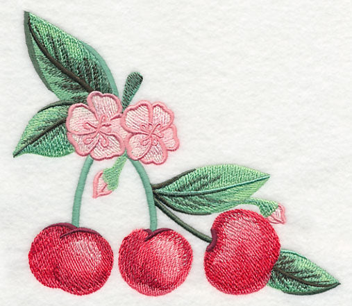 Cherry Blossoms Corner in Watercolor