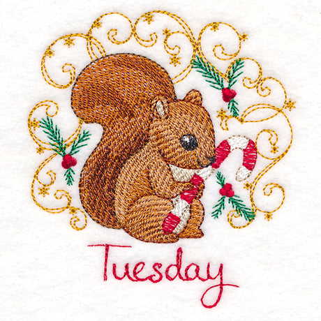 Christmas Squirrel on Tuesday