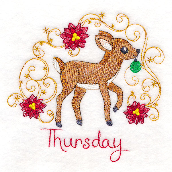 Christmas Deer on Thursday
