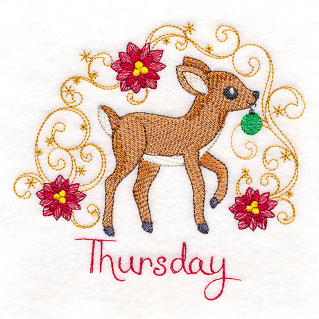 Christmas Deer on Thursday