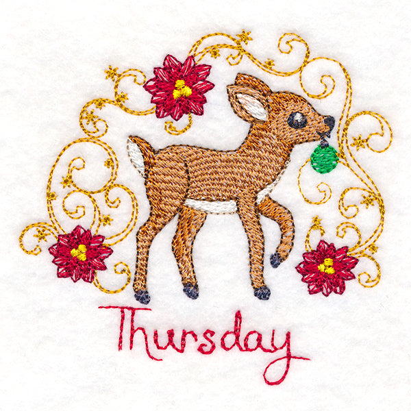 Christmas Deer on Thursday