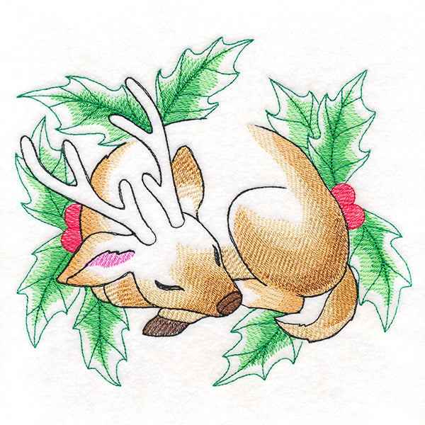 Soft Sleepy Christmas Reindeer
