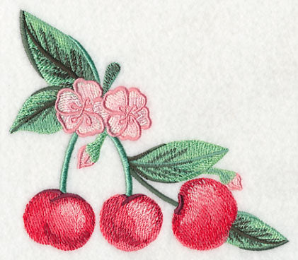 Cherry Blossoms Corner in Watercolor