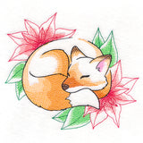 Soft Sleepy Christmas Fox