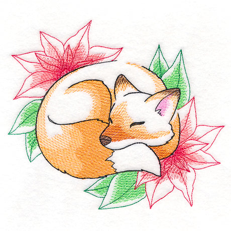 Soft Sleepy Christmas Fox