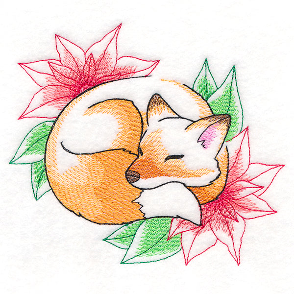 Soft Sleepy Christmas Fox