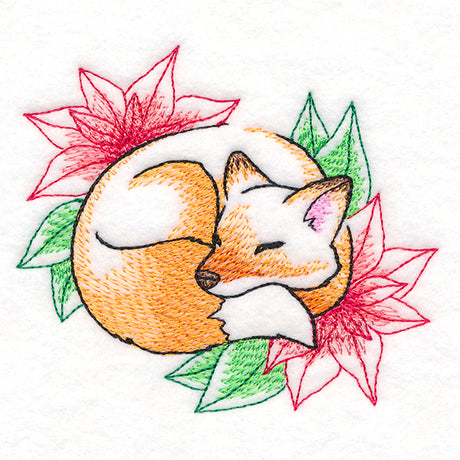 Soft Sleepy Christmas Fox