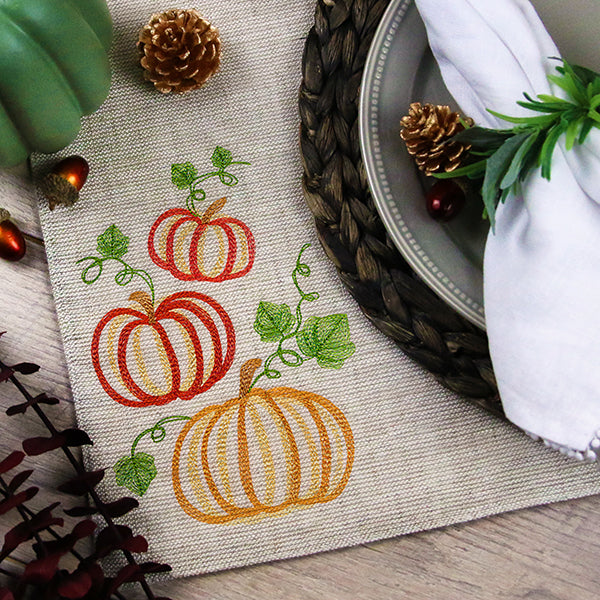 Tumbling Pumpkin Trio