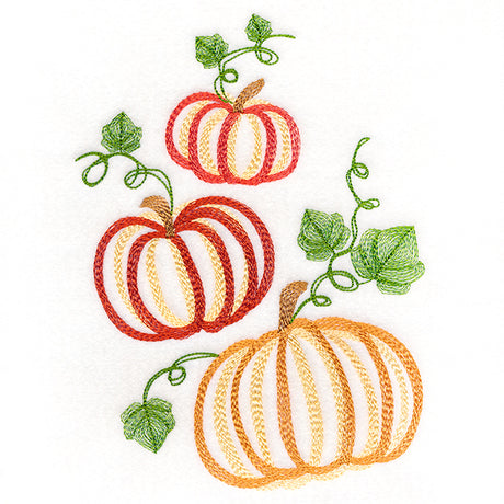 Tumbling Pumpkin Trio