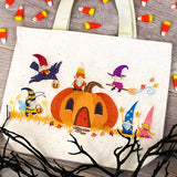 Halloween Gnome Border