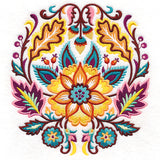 Vibrant Jacobean Autumn Medallion