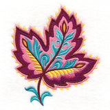 Vibrant Jacobean Maple Leaf