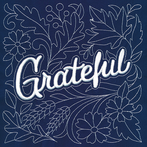 Autumn Blessings - Grateful (Puff Foam)
