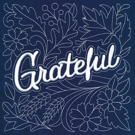 Autumn Blessings - Grateful (Puff Foam)
