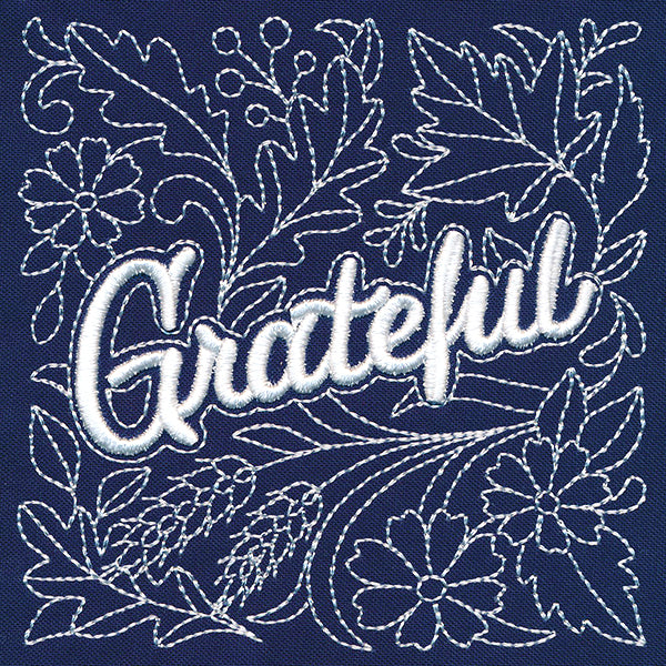 Autumn Blessings - Grateful (Puff Foam)