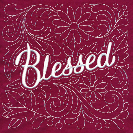 Autumn Blessings - Blessed (Puff Foam)