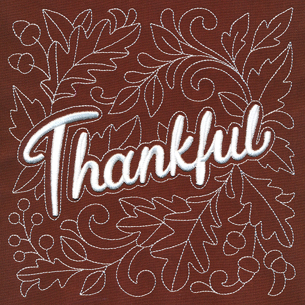 Autumn Blessings - Thankful (Puff Foam)