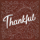 Autumn Blessings - Thankful (Puff Foam)