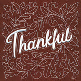 Autumn Blessings - Thankful (Puff Foam)
