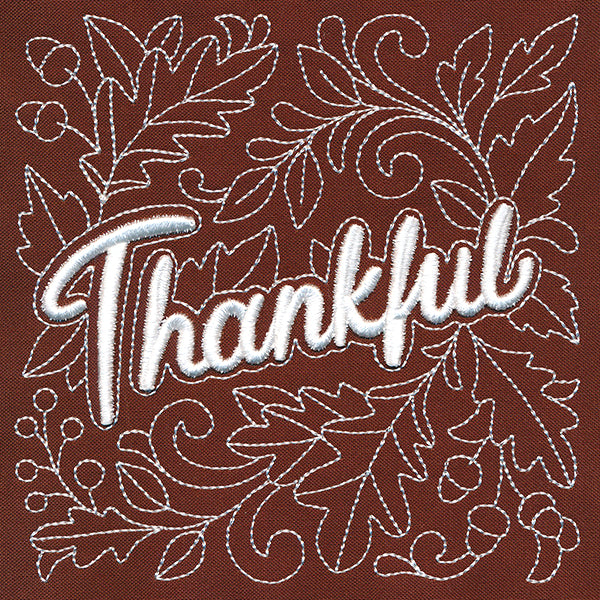 Autumn Blessings - Thankful (Puff Foam)