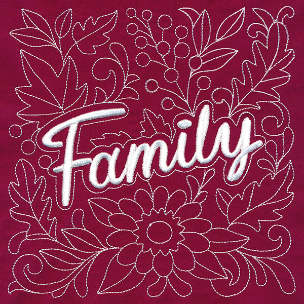 Autumn Blessings - Family (Puff Foam)