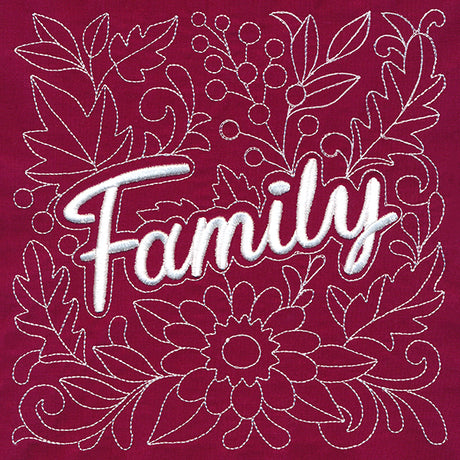 Autumn Blessings - Family (Puff Foam)