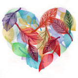 Falling Leaves Heart