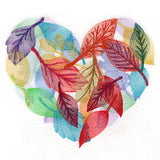Falling Leaves Heart