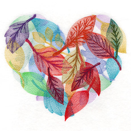 Falling Leaves Heart