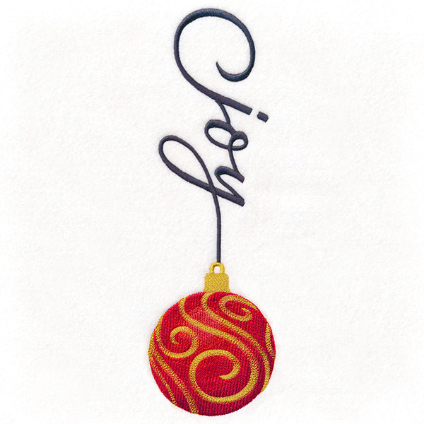 Joy Christmas Ornament
