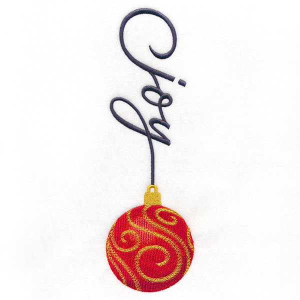 Joy Christmas Ornament
