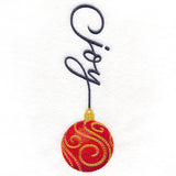Joy Christmas Ornament
