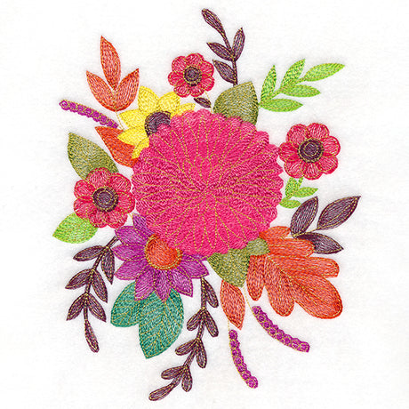 Vibrant Fall Dahlia Bouquet