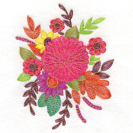 Vibrant Fall Dahlia Bouquet