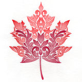 Fanciful Fall Maple Leaf