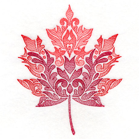 Fanciful Fall Maple Leaf