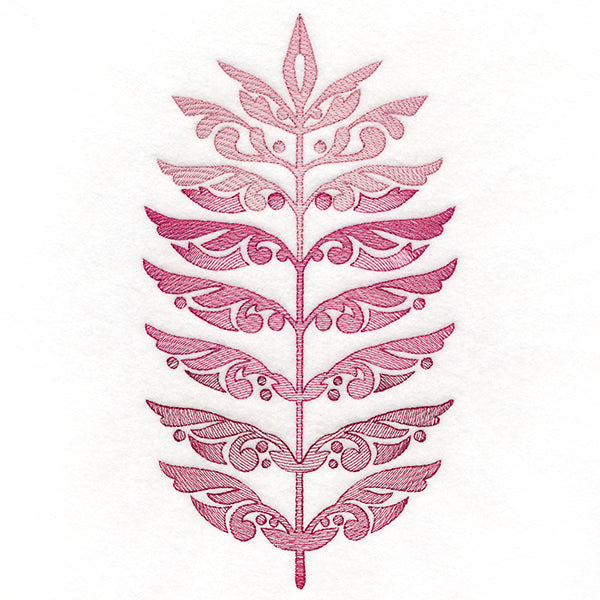 Fanciful Fall Walnut Leaf