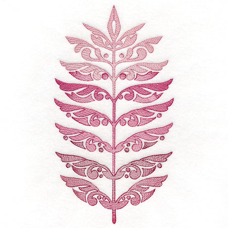 Fanciful Fall Walnut Leaf