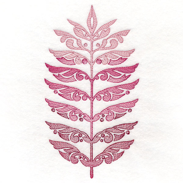 Fanciful Fall Walnut Leaf