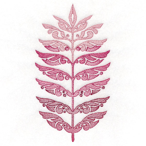 Fanciful Fall Walnut Leaf