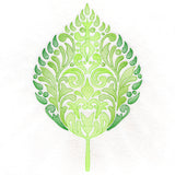 Fanciful Fall Birch Leaf