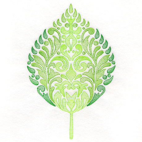 Fanciful Fall Birch Leaf