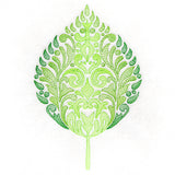 Fanciful Fall Birch Leaf