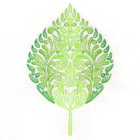 Fanciful Fall Birch Leaf