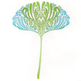 Fanciful Fall Ginkgo Leaf