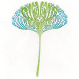 Fanciful Fall Ginkgo Leaf